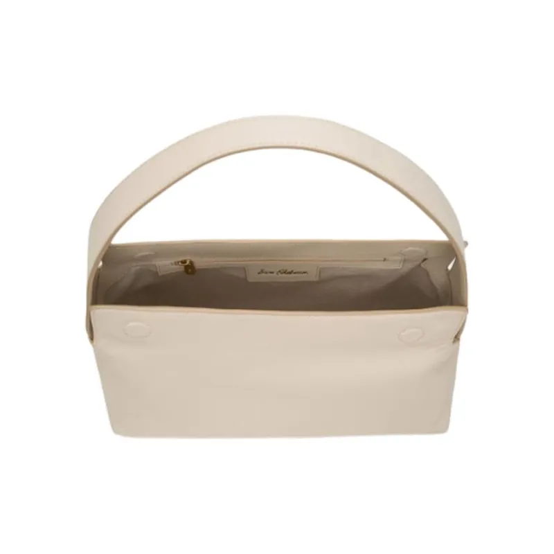 SAM EDELMAN Cow Leather Handbag Shoulder Bag Medium Size Women's White/Brown-3
