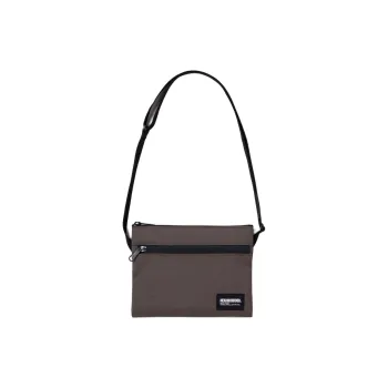 NEIGHBORHOOD Polyester Shoulder Bag, Crossbody Bag Mini Unisex Light Umber/Olive Umber/Black