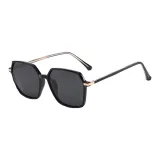 Bright Black Frame with Gray Lens