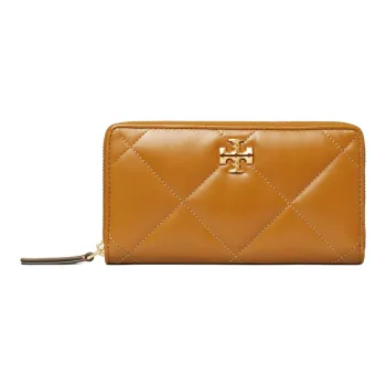 TORY BURCH Kira Nappa Leather Wallet Women's Tan