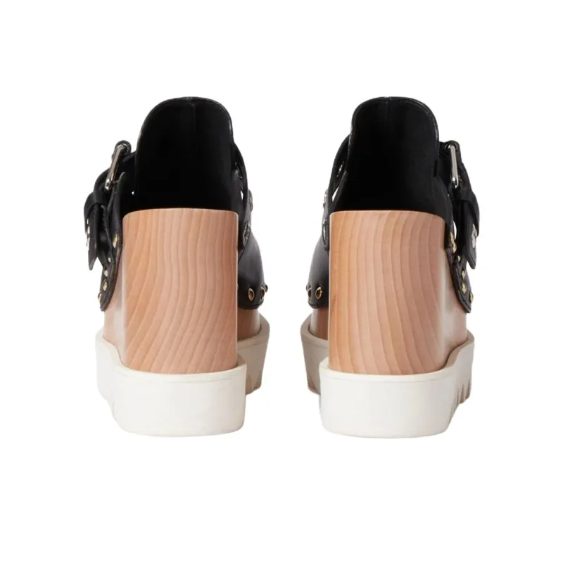 Stella McCartney Elyse Closed Toe Slippers Women's Black-3