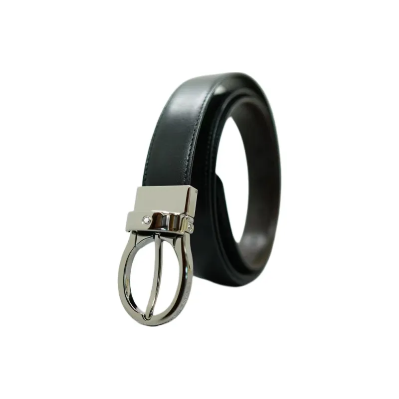 MONTBLANC Cow Leather Cow Leather Belt Unisex -1