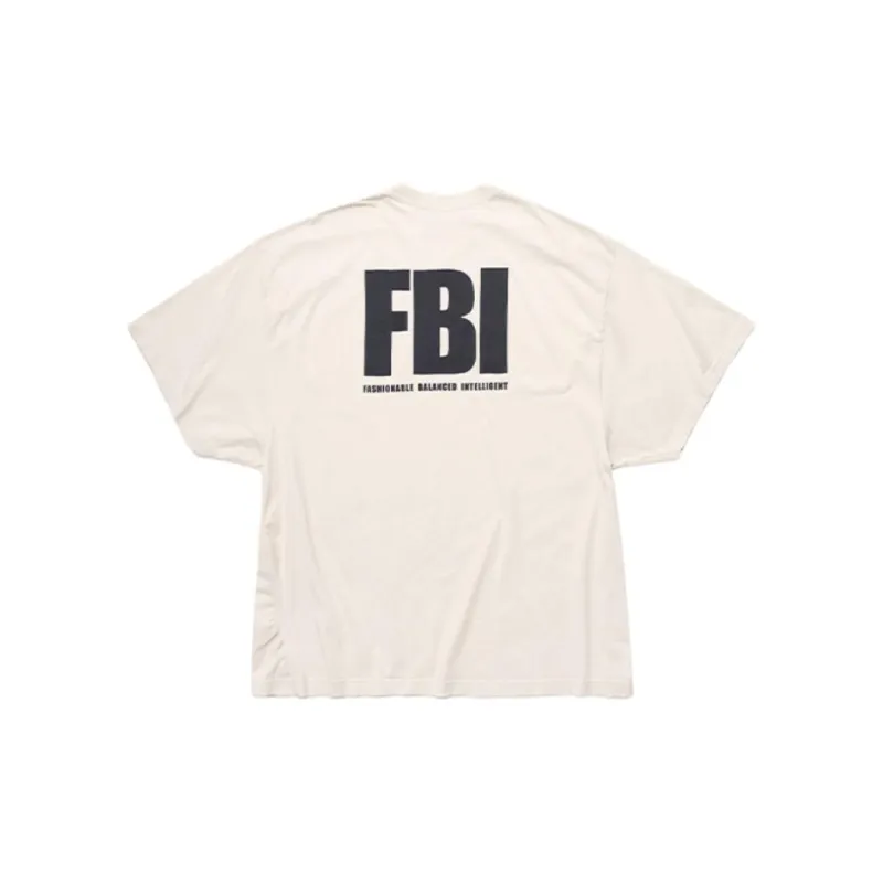 Balenciaga T Shirt Regular Fit Men's White-1