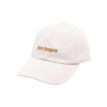 PALM ANGELS Logo Embroidered Baseball Cap