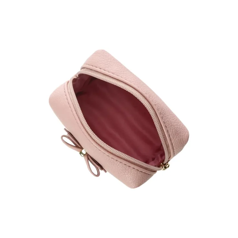 SAMANTHA THAVASA Synthetic Leather Clutch Mini Women's Pink-4