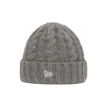New Era Sheep Wool Beanies Unisex Gray
