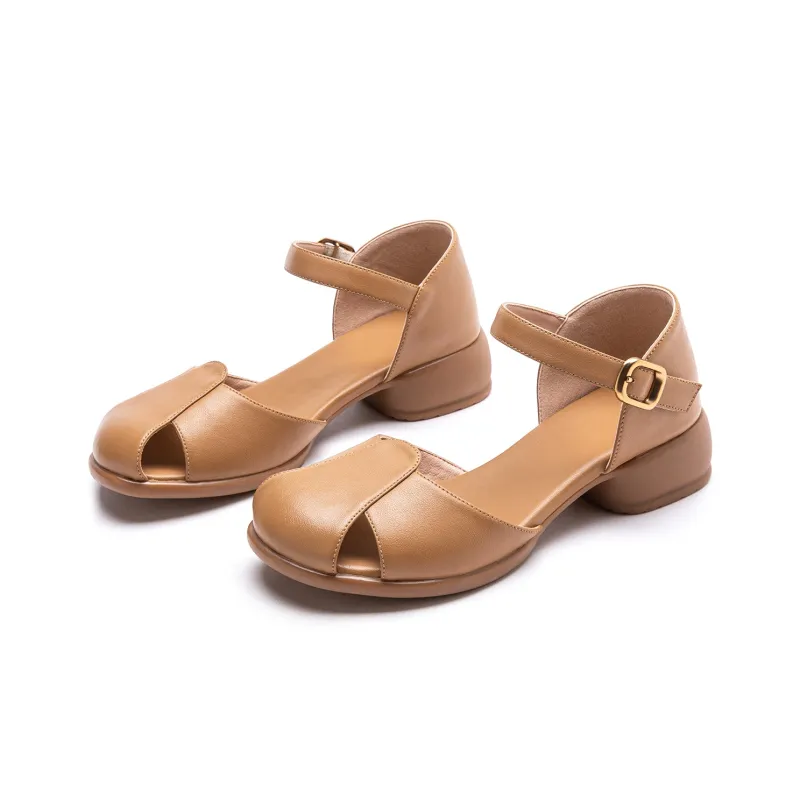 Conley Bird Rubber Sole Abrasion Resistant Slip Resistant Wrap toe Slippers Women's-38