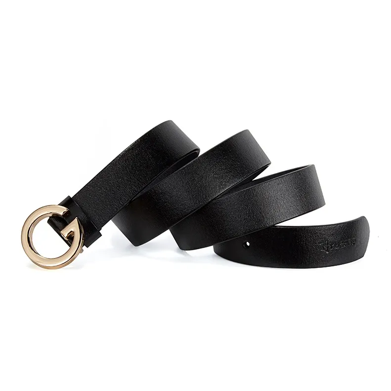 TUCANO Trendy Belt Decoration Pants Waist Jeans Bovine Split Transfer Leather Leather Belts Women's Width 2.8CM-1