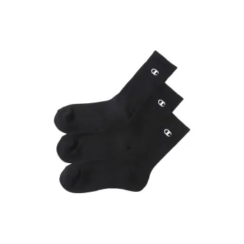 Champion SS24 Mid-Calf Socks Men's 3 Pack Black