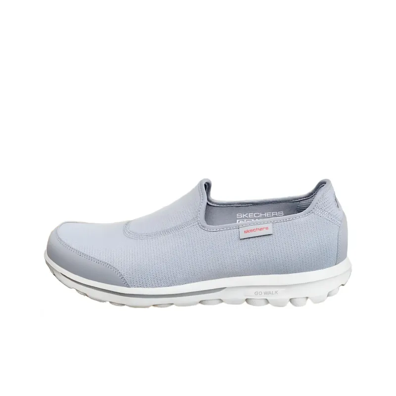 Skechers Go Walk Classic Slip Resistant Breathable Low Top Casual Shoes Men's Light Gray-0