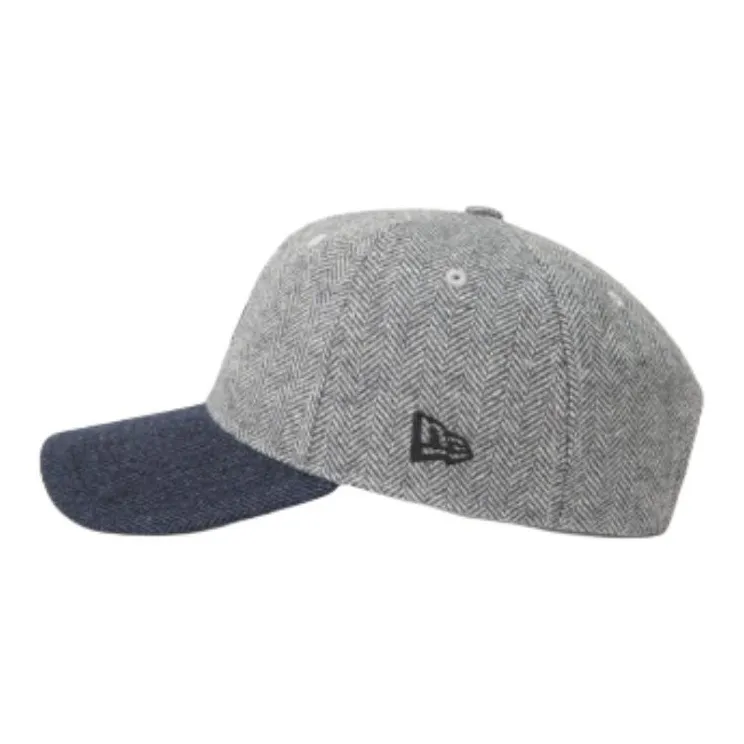 New Era Polyester Baseball Caps Unisex Gray Blue-1