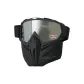 Black Frame with Mirrored Lens