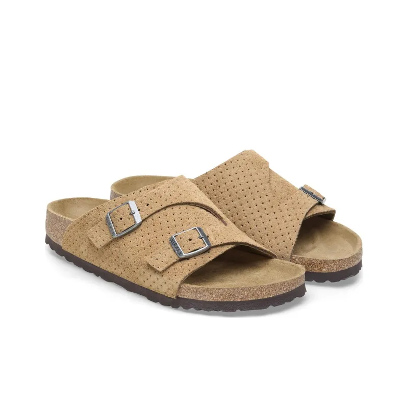 Birkenstock Slide Slippers Unisex Beige Regular Edition-2