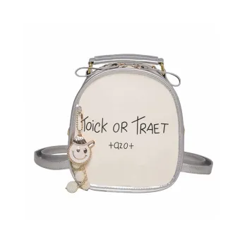 S.REPHEN PU Small Backpack Crossbody Bag Regular Women's Silver