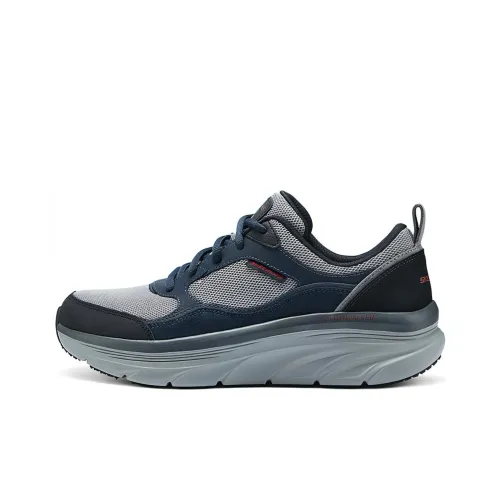 Skechers Cushioning, Wear Resistant Low Top Casual Shoes Men's Marine Blue