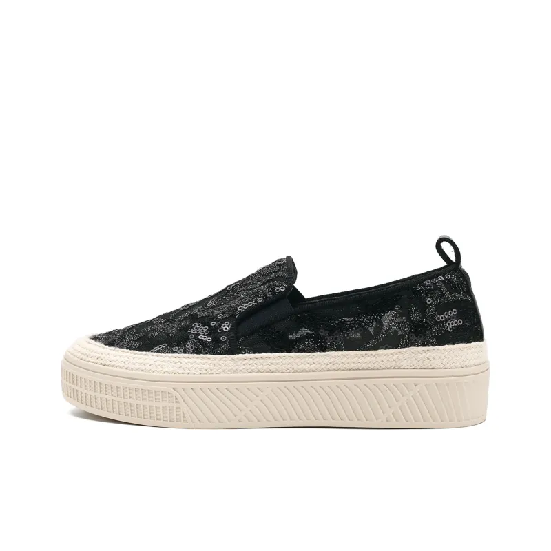 D:FUSE SCANDINAVIA Flat Skateboard Shoes Espadrilles Women's-6