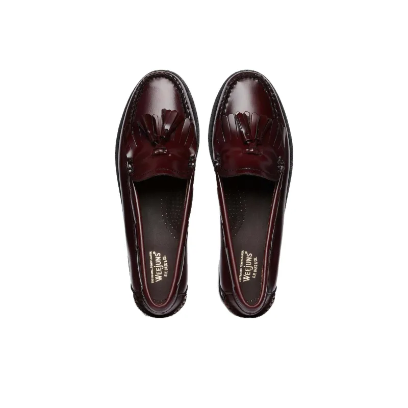 G.H. Bass & Co. Weejuns Esther Kiltie Loafers Women's Burgundy-3