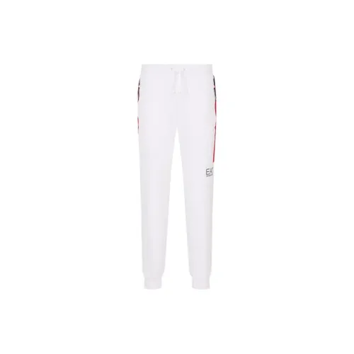 EMPORIO ARMANI EA7 Knitted Sweatpants Men White