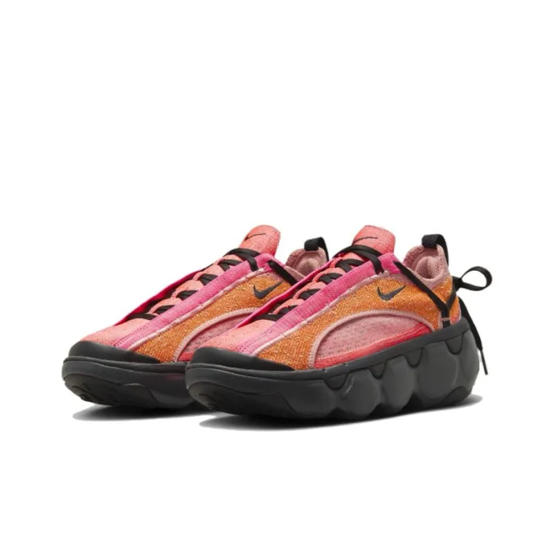 Nike Flyknit Bloom Hot Punch Red Stardust Dark Smoke Grey Black Women's-2
