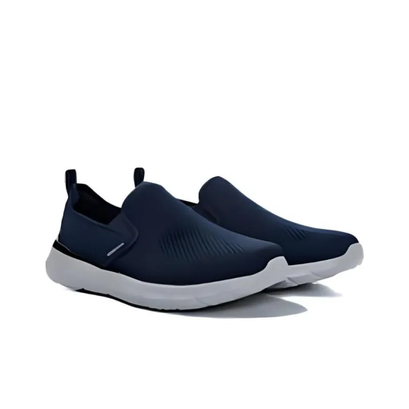 Skechers Del Retto Cushioning, Abrasion Resistant, Breathable, Lightweight Low Top Casual Shoes Men's Light Black-3