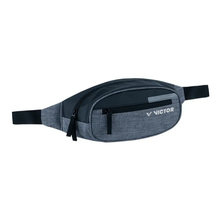 VICTOR Polyester Fanny Pack Unisex Gray & Black-0