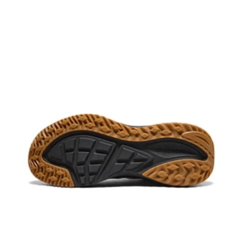 Skechers Cushioned Wear Resistant Breathable Lightweight Low Top Casual Running Shoes Men's Black Gold-3