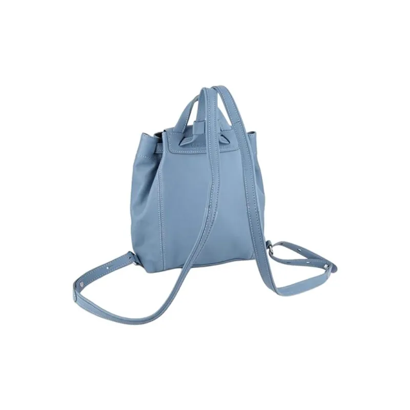 LONGCHAMP Le Pliage City Canvas Backpack Extra Small Women's Light Blue-1