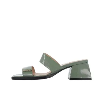 NODALETO Double strap Patent leather Sandals Women's