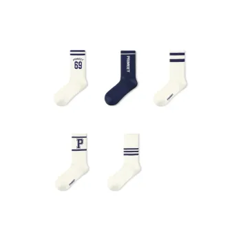 The New Age Family Mid Calf Socks Men's 5 Pack