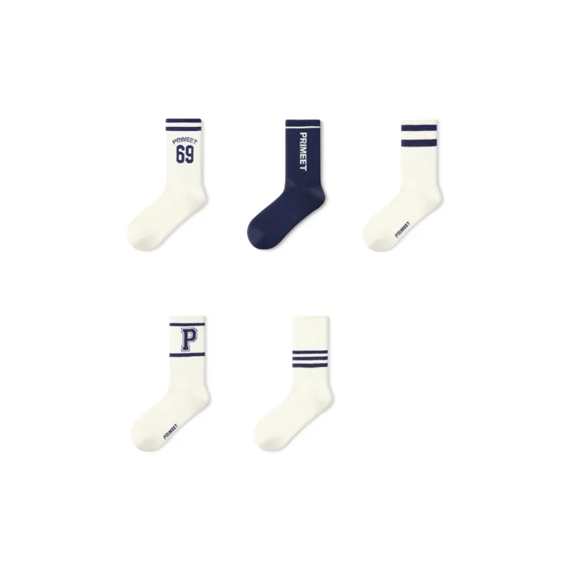 The New Age Family Mid Calf Socks Men's 5 Pack-0