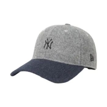 New Era Polyester Baseball Caps Unisex Gray Blue