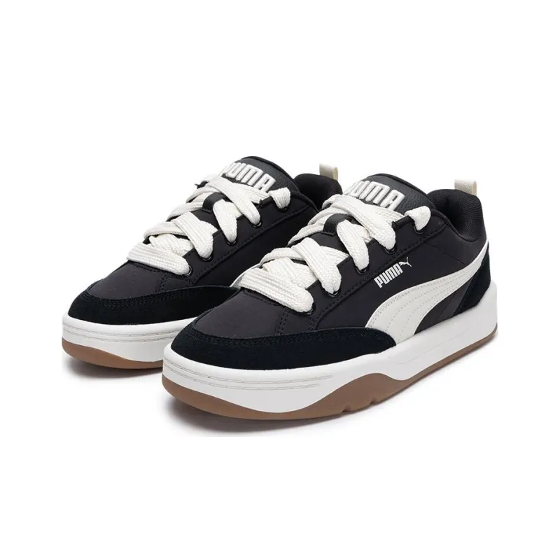 PUMA Park Lifestyle Street Anti-Slip Wear-Resistant Low-Top Skateboard Shoes Unisex Black White-2