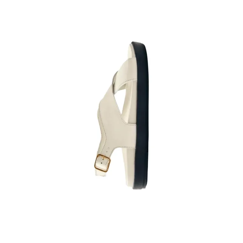 ALOHAS Nico Strap Sandals 3cm Women's White-4
