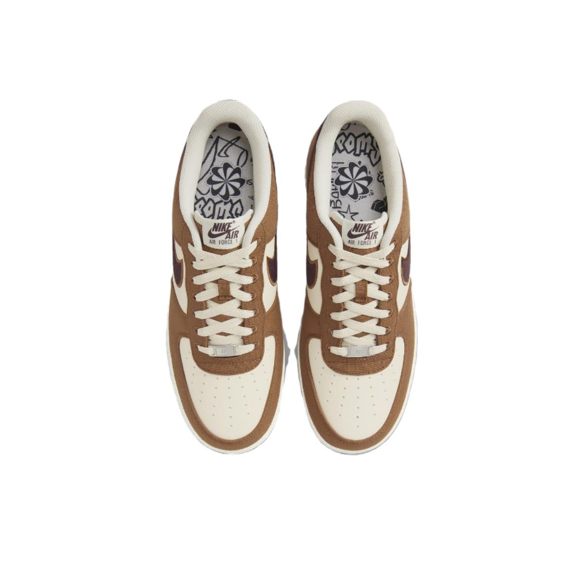 Nike Air Force 1 07 LV8 Notebook Doodle Pack Light British Tan POIZON