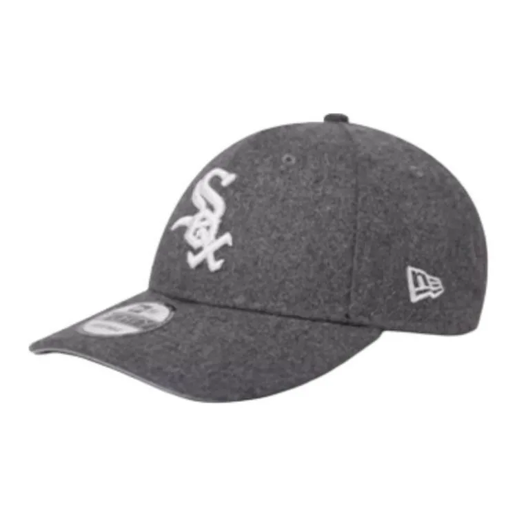 New Era Sheep Wool Viscose Fibers Cotton Polypropylene Polyester Baseball Caps Unisex Gray-1
