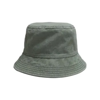 Other Stories Cotton Bucket Hats Unisex Khaki Green