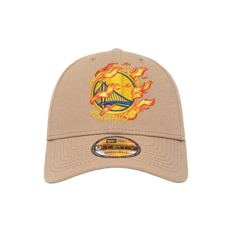 New Era Cotton, Polyester Baseball Caps Unisex Brown-1