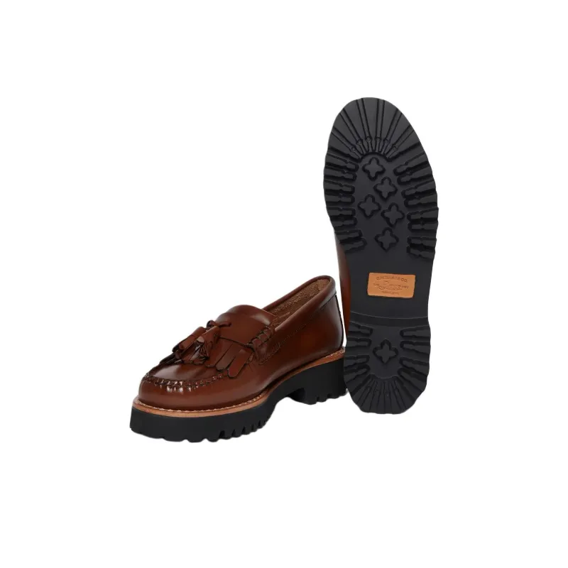 G.H. Bass & Co. Esther Kiltie Loafers Women's Tan-5