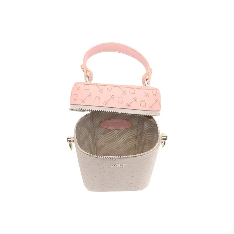 Why PVC Shoulder Bag Women's Apricot & Pink/Coffee & Pink/Coffee & Brown-7