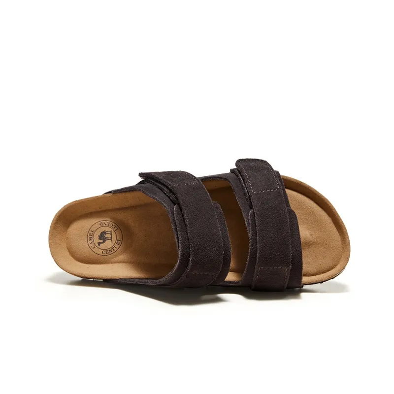 CAMEL Slide Slippers Women's Coffee-2