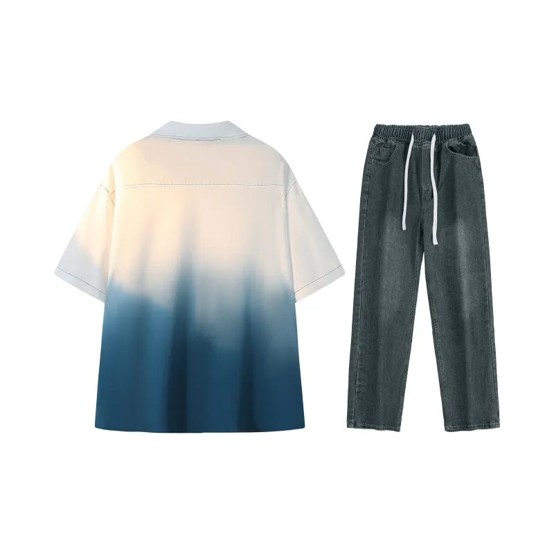 A.X.S.K Shirt Matching Set Unisex-61