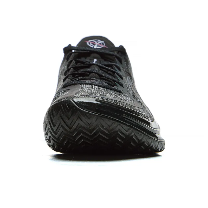 LiNing Gamma Cushioning, Slip Resistant, Abrasion Resistant, Support, Lightweight Low Top Basketball Shoes Men's Black-5