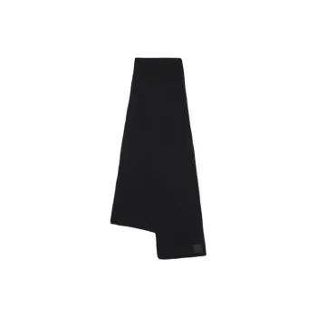 Anine Bing Hannah Logo patch Scarf