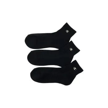 Champion Mid-Calf Socks Men's 3 Pack Black