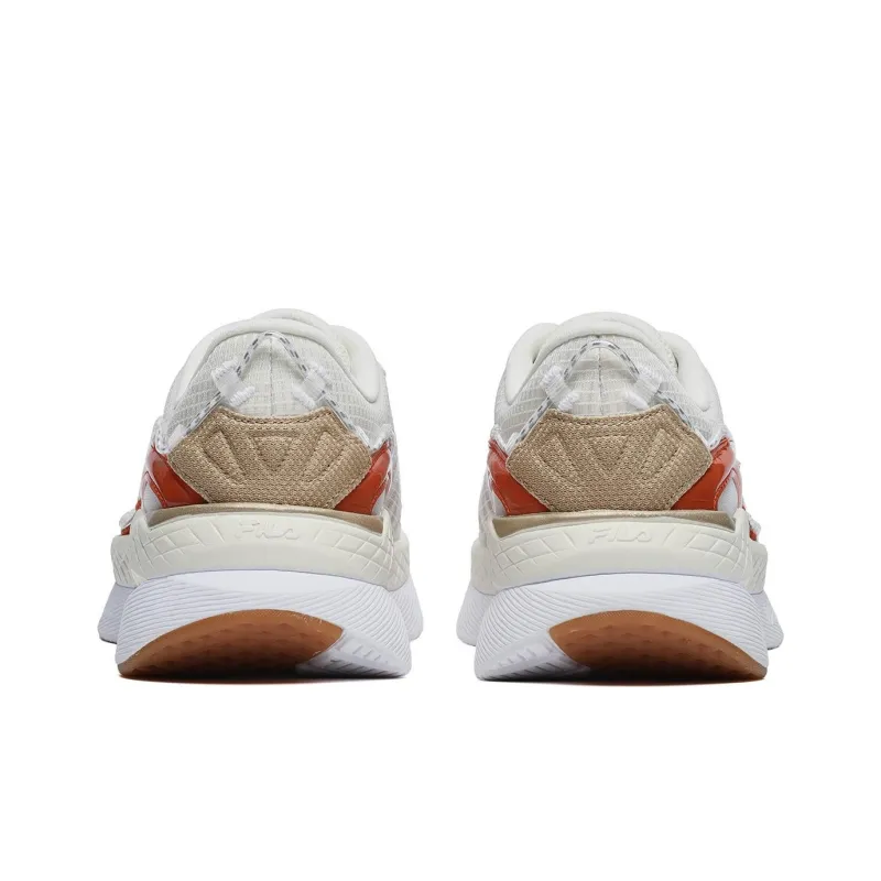 FILA CYBER Cushioning Anti Slip And Wear Resistant Low Top Casual Shoes Women's White-4