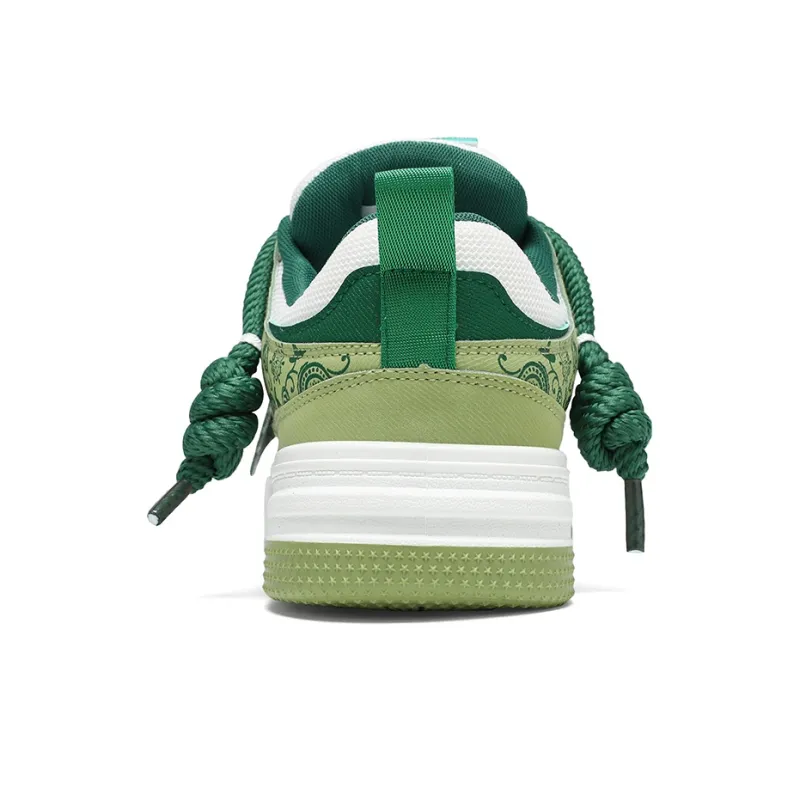 Warrior Height Increasing Support Abrasion Resistant Lightweight Breathable Low Top Skateboard Shoes Unisex-3