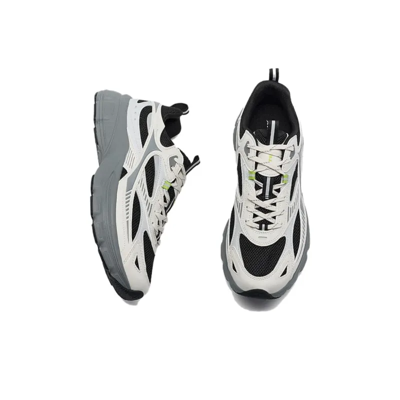 XTEP Enable Source 2000 Slip Resistant Low Top Casual Shoes Men's Black Gray-3