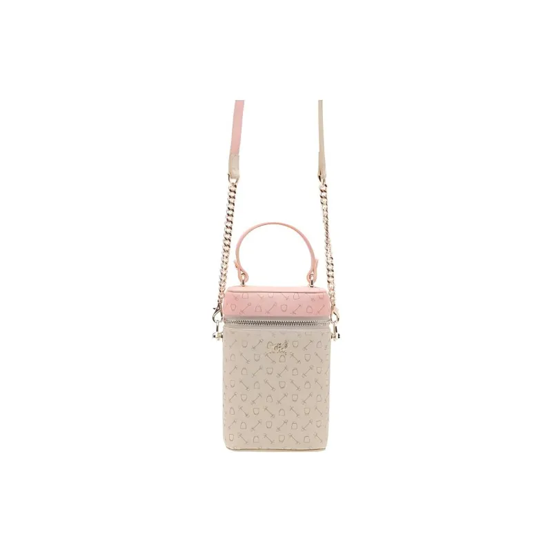 Why PVC Shoulder Bag Women's Apricot & Pink/Coffee & Pink/Coffee & Brown-1
