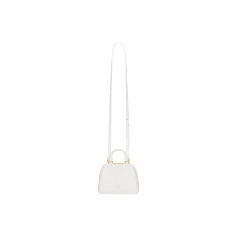 GIVENCHY Shiny Buffalo Leather Shoulder Bag Crossbody Bag Handbag Extra Mini Women's White-1