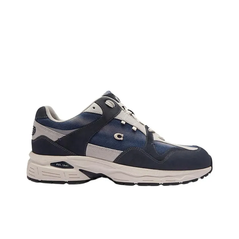 COACH Low-Top Casual Shoes Men's Midnight Blue-1